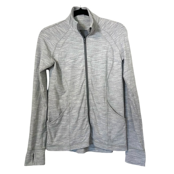Lululemon Sunshine Salutation Jacket Womens 6 Gray - Picture 2 of 10